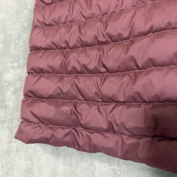 Lululemon Pack It Down Vest Rose Dusty Pink Women Size 4 Puffer Full Zip Pockets - Picture 4 of 11